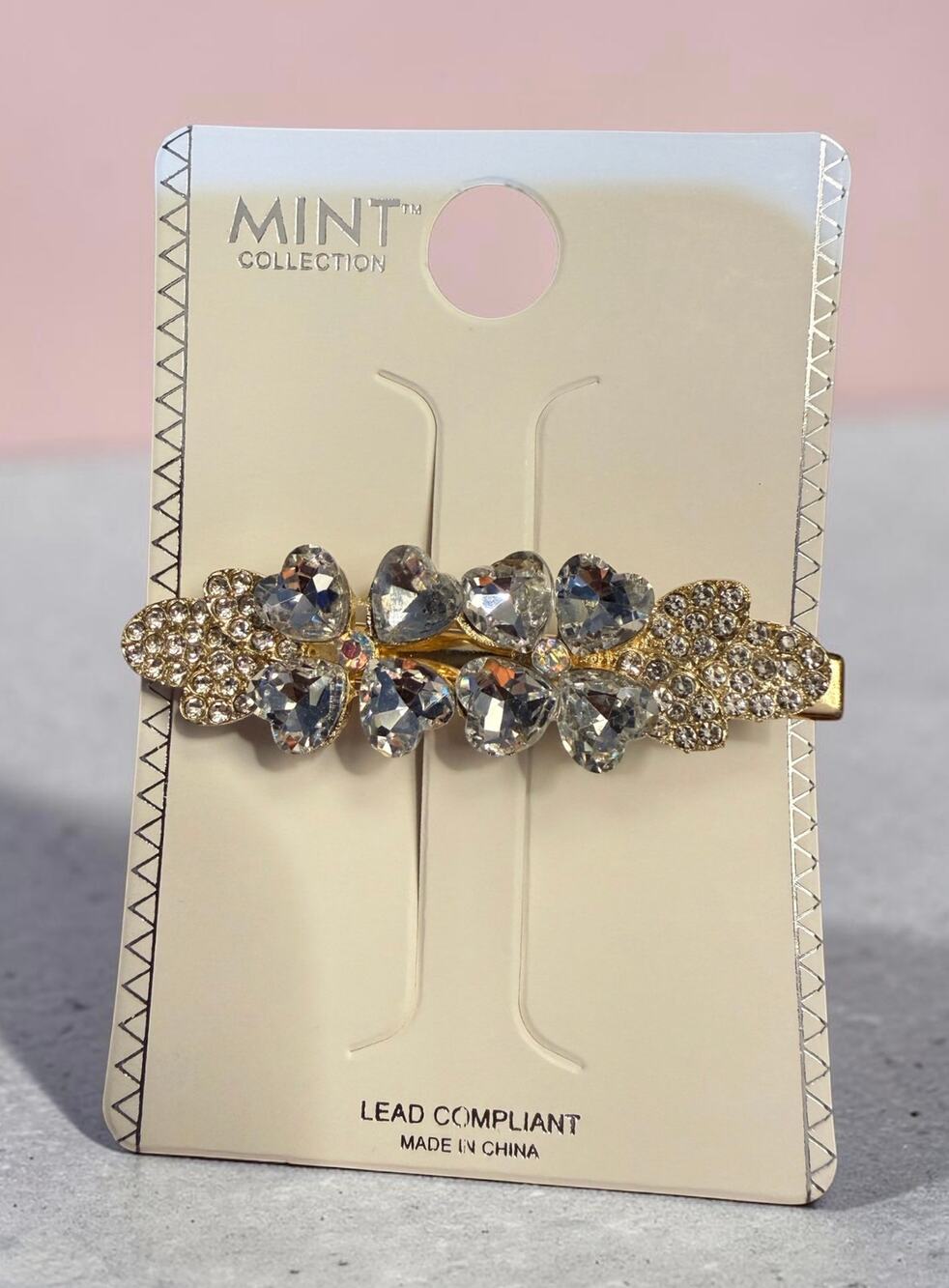 Rhinestone Alligator Hair Barette